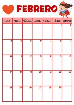 GRATIS! CALENDARIO MENSUAL +V. EDITABLE- Pack de Decoración Cómic ...