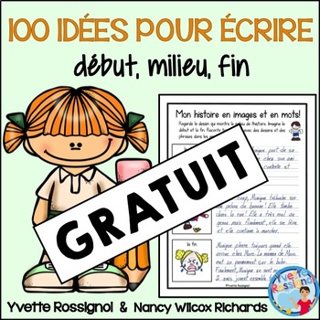 Preview of Écriture créative GRATUIT  I  French Writing Prompts FREE