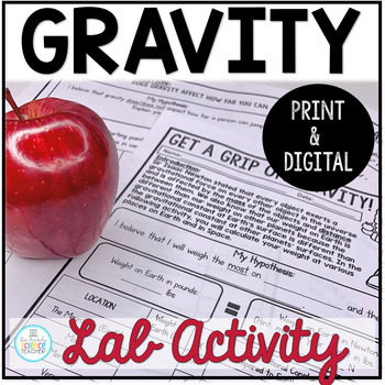 Preview of GRAVITY Investigation Lab Activity (Print & Digital for Distance Learning)