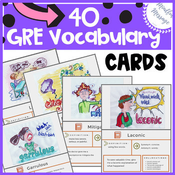 Preview of GRE Vocabulary Flashcards