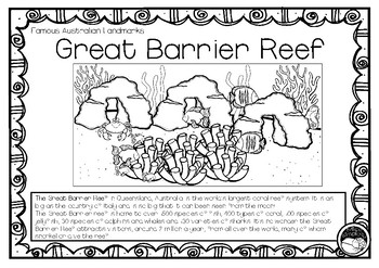 Great Barrier Reef Printable Coloring Pages