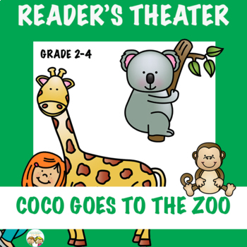 Preview of GREAT FOR SUBS! - NO PREP - READER'S THEATER: COCO GOES TO THE ZOO 