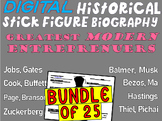 GREAT MODERN ENTREPRENEURS BUNDLE - 25 Google Doc Stick Fi