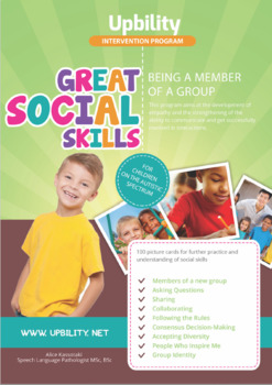 Preview of GREAT SOCIAL SKILLS | Being a member of a group