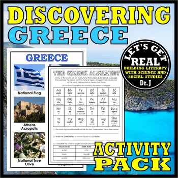 Preview of GREECE: Discovering Greece Activity Pack