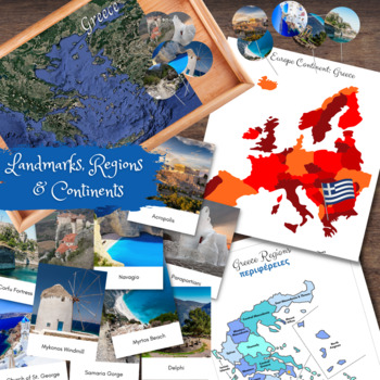 Preview of GREECE Europe Greek Landmark Geography Map Provinces Continent Bundle