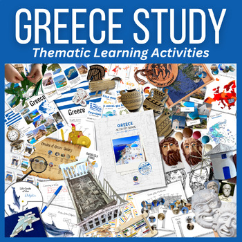 Preview of GREECE Europe Unit Study Cultural Studies Ancient Greek Educational Bundle