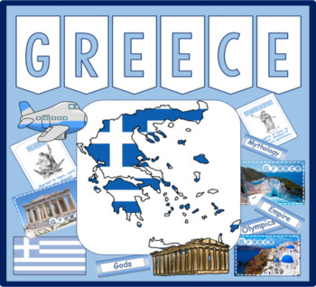 Preview of GREECE GREEK LANGUAGE MULTICULTURE AND DIVERSITY RESOURCES DISPLAY