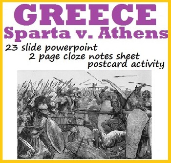 Preview of GREECE: Sparta v. Athens