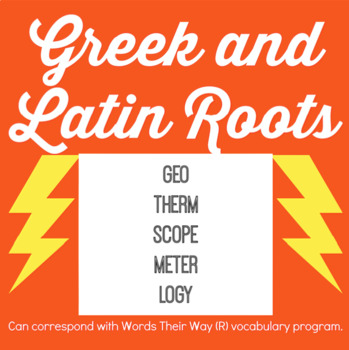Preview of GREEK/LATIN ROOT VOCAB: GEO-THERM-SCOPE-METER-LOGY - RIGOR THROUGH ANALOGIES