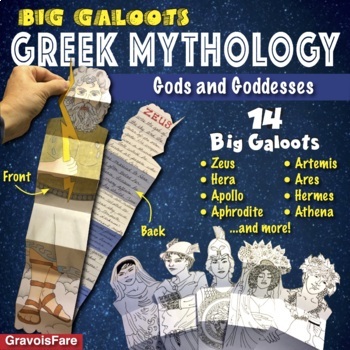 Preview of GREEK MYTHOLOGY Activity: Gods and Goddesses Bulletin Board Project — Set #1
