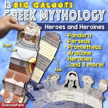 Preview of GREEK MYTHOLOGY Activity: Heroes and Heroines Bulletin Board Project — Set #2