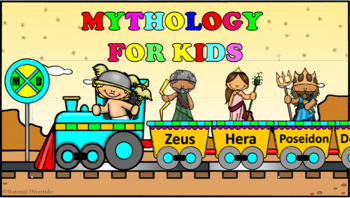 Preview of GREEK MYTHOLOGY  FOR  KIDS - PPTX Interactive (Fun Mythological Material)