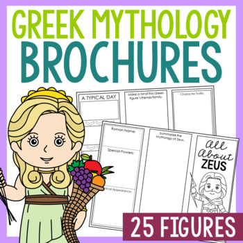 Preview of GREEK MYTHOLOGY Research Report Projects | Ancient Greece Gods Activity