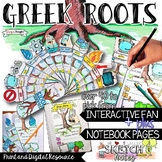 Greek Roots Vocabulary, Interactive Activities, Sketchnote