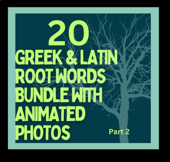 Preview of GREEK and LATIN ROOTS #2 Digital Activity and Lesson for PowerPoint