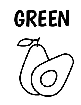 Preview of GREEN-Color Worksheet