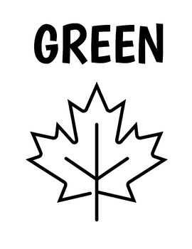 Preview of GREEN-Color Worksheet