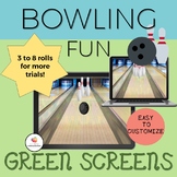 GREEN SCREEN Bowling Game: Distance Learning