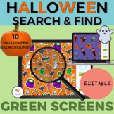 GREEN SCREEN Halloween Search & Find/Editable/Distance Lea