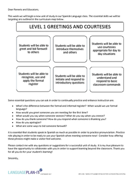 Preview of GREETINGS AND COURTESIES UNIT COMMUNICATION (ITALIAN)