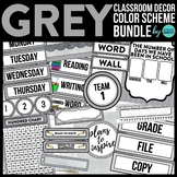 Grey Theme Classroom Decor