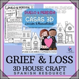 GRIEF AND LOSS LESSON & CRAFT - Counseling Activity - 3D H