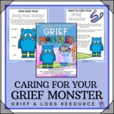 GRIEF MONSTER Therapeutic Lesson for Personifying and Mana