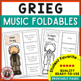 GRIEG Music Listening and Biography Research Activities