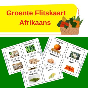 Preview of GROENTE IN AFRIKAANS / VEGETABLES IN AFRIKAANS
