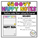 GROOVY Happy Notes // Lined Positive Notes Home