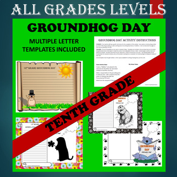 Preview of GROUNDHOG DAY BUNDLE of Writing Activities - ALL GRADES