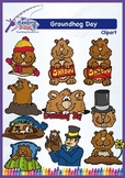 GROUNDHOG DAY CLIPART