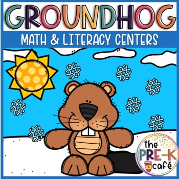 Preview of GROUNDHOG DAY Math and Literacy Centers Activities | Feb 2 | PreK K Shadows