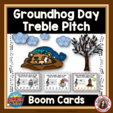 GROUNDHOG DAY Music Activities - Name the Treble Clef Note