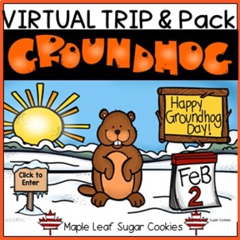 Preview of GROUNDHOG DAY PACK!!! VIRTUAL TRIP AND STEM !!! ANIMAL STUDY & LIFE CYCLE