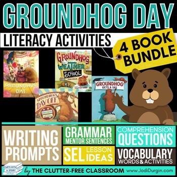 Preview of GROUNDHOG DAY READ ALOUD ACTIVITIES February groundhogs picture book companions