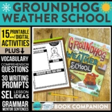 GROUNDHOG WEATHER SCHOOL activities READING COMPREHENSION 