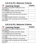 GROUPS Behavior Rubric