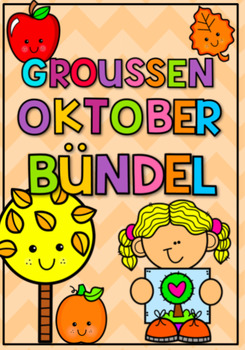 Preview of GROUSSEN OKTOBER BÜNDEL: Den Hierscht, den Apel, de Kürbis, de Bam