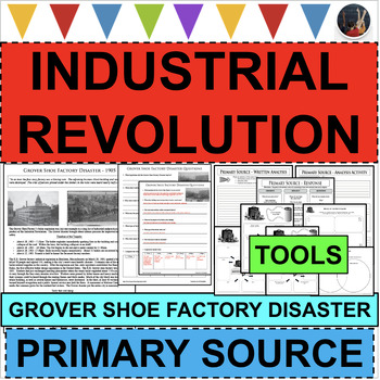 Preview of GROVER SHOE FACTORY DISASTER DBQ PRIMARY SOURCE Progressive Movement