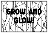 GROW AND GLOW! Galaxy Coloring Pages, Galaxy Classroom Quotes
