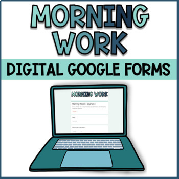 Preview of GROWING 4th Grade Digital Morning Work