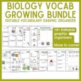 BUNDLE | 55 Biology Vocabulary Graphic Organizers | Bio Notes