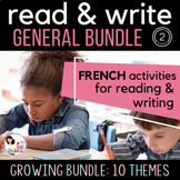 FRENCH Reading & Writing | BUNDLE #2 - Thematic READ & WRITE