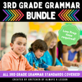 Third Grade Grammar: Lessons, Worksheets & Plans  [BUNDLE]