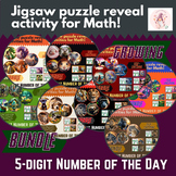 GROWING BUNDLE - 5-digit Number of the Day Jigsaw Puzzle D