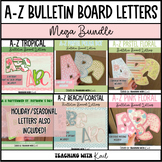 GROWING BUNDLE A-Z Bulletin Board Letters, Mega Bundle Bul