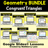 Congruent Triangles Google Slides Lessons Review Geometry 