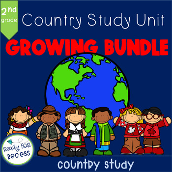 Preview of Country Study Research Report Unit -GROWING BUNDLE-